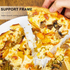 DOITOOL Pizza Saver Stand Pizza Packing Tripod Stack Fixing Rack Box Holder Stand to Prevent Cheese Adhesion and Crushed Toppings 1.37 X 1.37 X 1.49 in for Home Restaurant Pizzeria Food Service