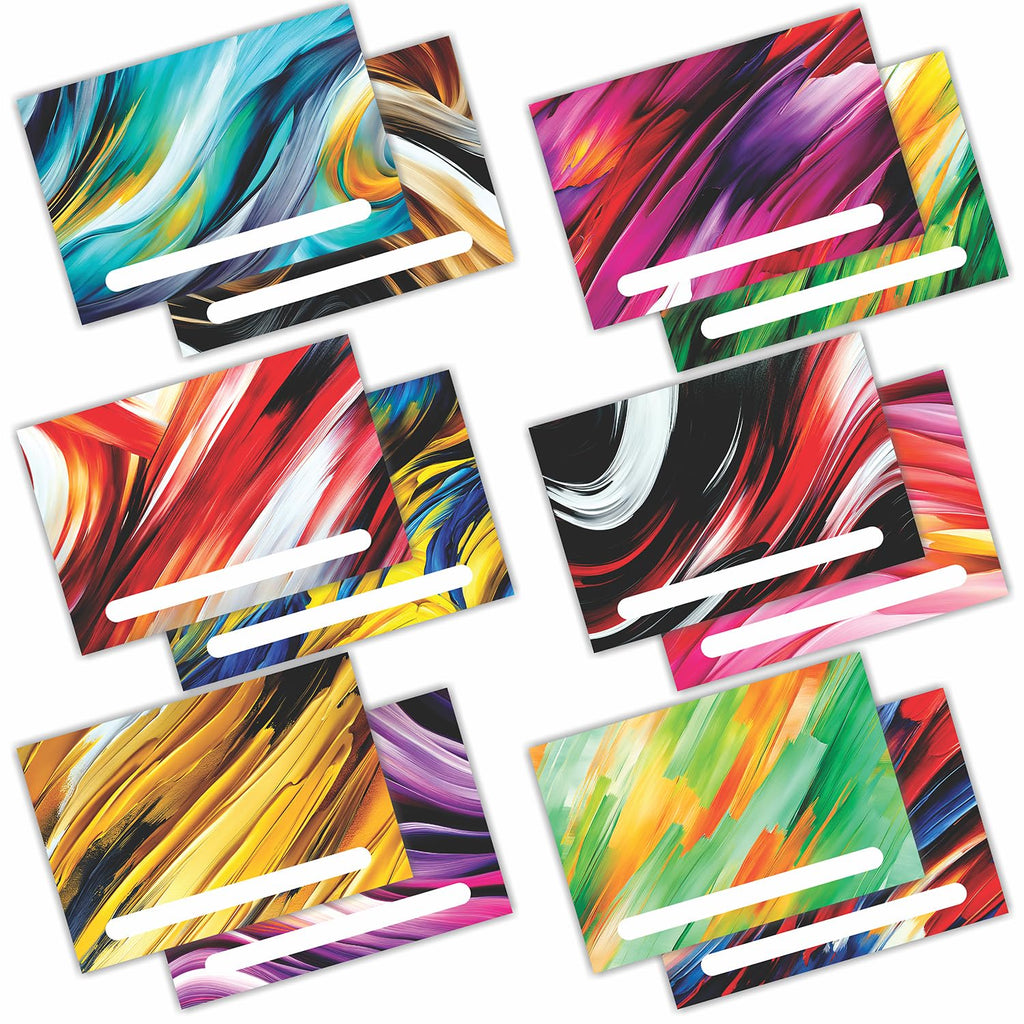 PARTH IMPEX 60 Pack 4x6 A4 Envelopes + Christmas Happy Holidays Gold Foil Seals Labels Stickers