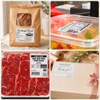 4" x 3" Direct Thermal Labels, White, 500 Labels/Roll