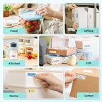 Mini Label Maker Machine with 3 Tapes, P24 Label Makers, Pink