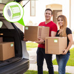 600Pcs 2x2in Inventory Stickers Control Labels for Shipping Packing Green