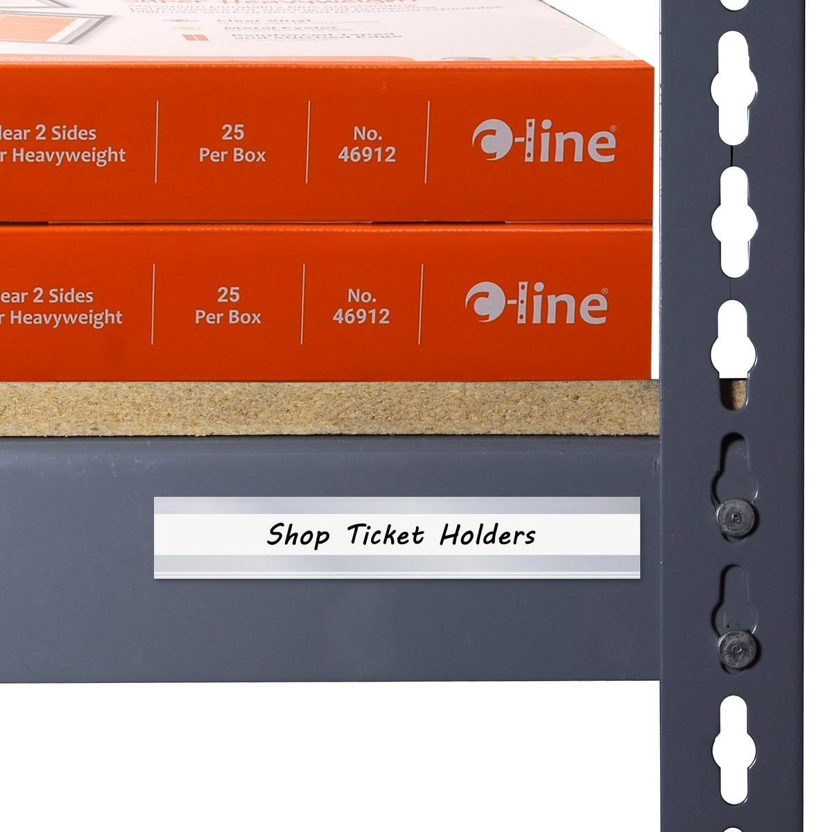 C-Line Self-Adhesive Label Holders, 1/2 x 3, Clear, 50 Pack (87607) 1/2 x 3-Inch
