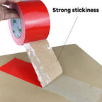 BOMEI PACK 3 Inch Red Duct Tape Waterproof,Heavy Duty,3 Inch x 35 Yards,9 Mil Industrial Grade Yellow Duct,No Residue,Strong,Flexible and All Weather,Professional for Indoor & Outdoor Use