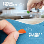 Gersoniel 16000 Pieces 1/2 Inch Dot Colored Stickers Roll 8 Colors