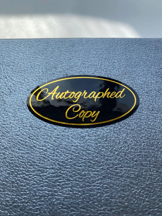 1x2 inch 300PCS Autographed Sticker Autographed by The Author Stickers for Paperback Books Novels