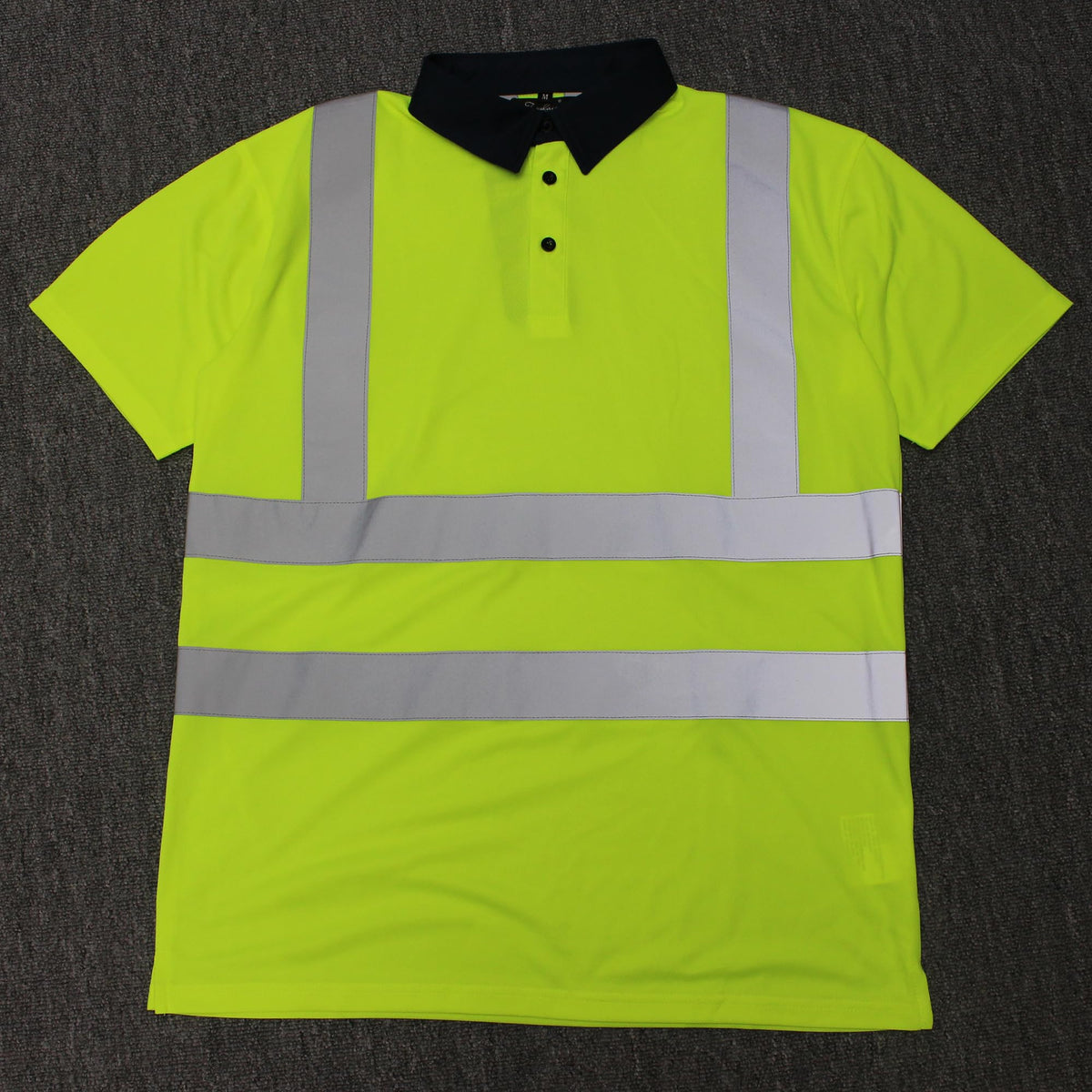 High Visibility T Shirt Reflective Stripes Short Sleeve Work Shirt for Construction Safety T Shirts XX-Large Fg-02s Green