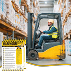 3 Pcs Workplace Safety Rules Poster, Warehouse
