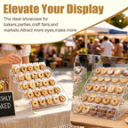 Cookie Display Stand Acrylic Tiered Dessert Stand,2 Pack 5 Tier