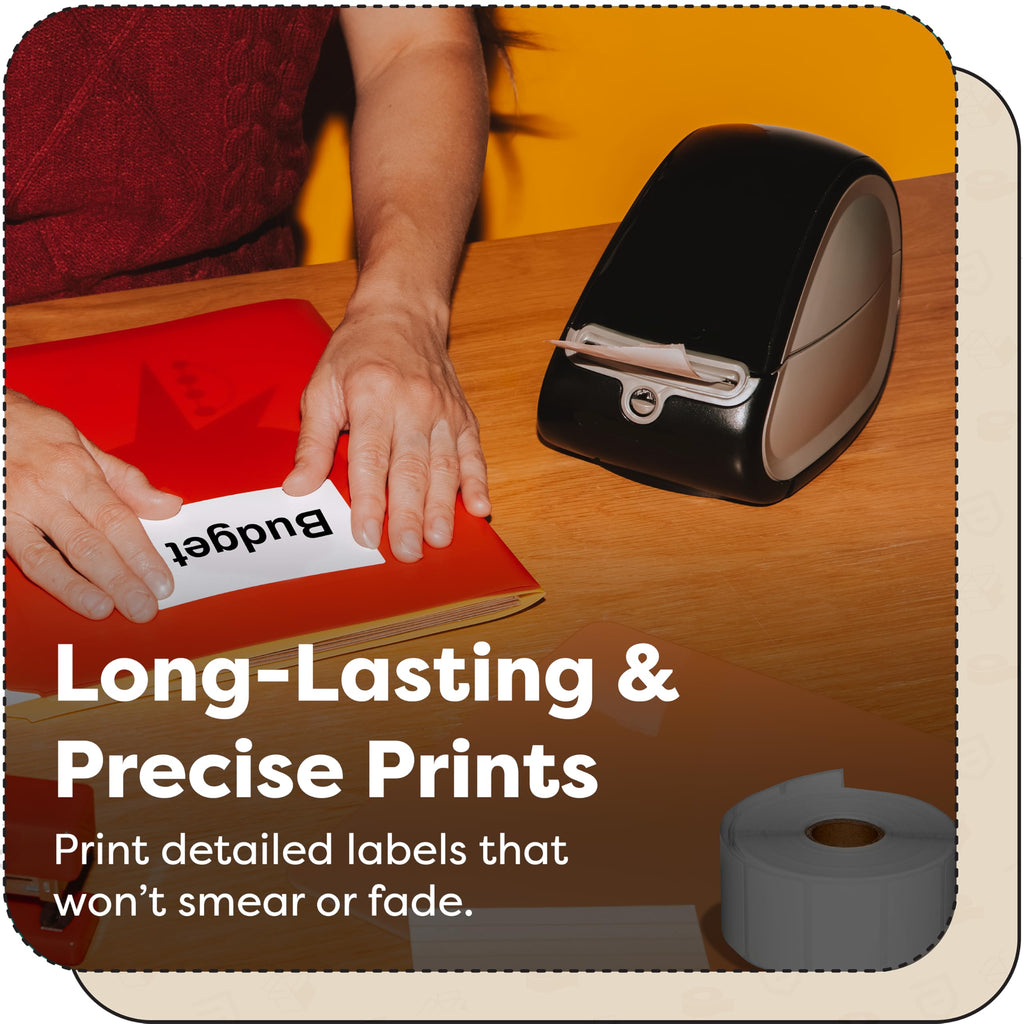 Replacement for DYMO 30332 (12 Rolls, 9000 Labels) - 1" X 1" Direct Thermal 1" X 1" - 30332