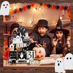 Vercraft Halloween Ghost Tiered Tray Decorations, Ghost