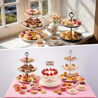 6 Pack 3 Tier Cake Stand Hardware Tiered Dessert Tray Plate Hardware Kit