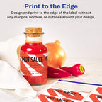 Avery White Rectangle and Square Labels Bundle (350 Labels) 200 Labels + 150