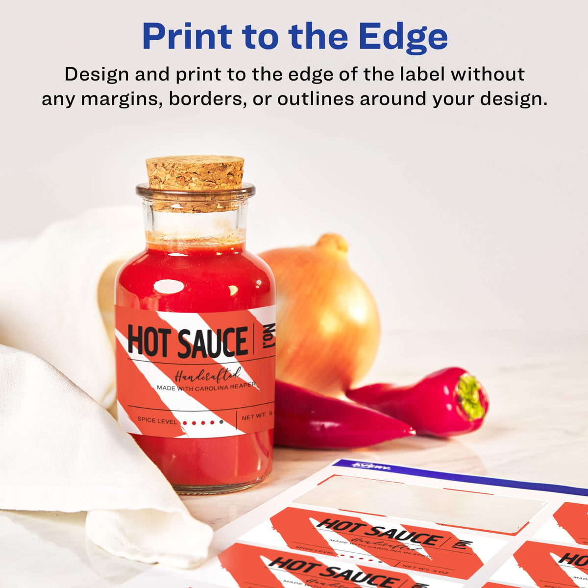 Avery White Rectangle and Square Labels Bundle (350 Labels) 200 Labels + 150