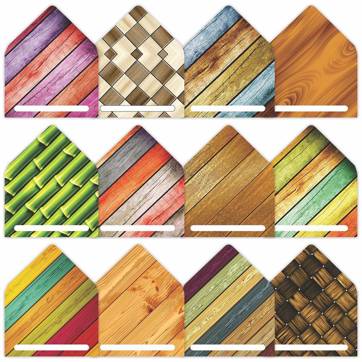 PARTH iMPEX Christmas Envelopes & Gold Foil Seal Stickers