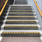 Anti Slip Tape 2in x 32ft Black and Yellow, Heavy Duty Grip Tape for Stairs, Steps, Ramps, Industrial Floors, Waterproof Non-Slip Safety Traction Tape for Indoor & Outdoor Hazard Warning