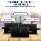 Perco Price Roller for Lite - Ink Refill Pack of 4 4 Pack