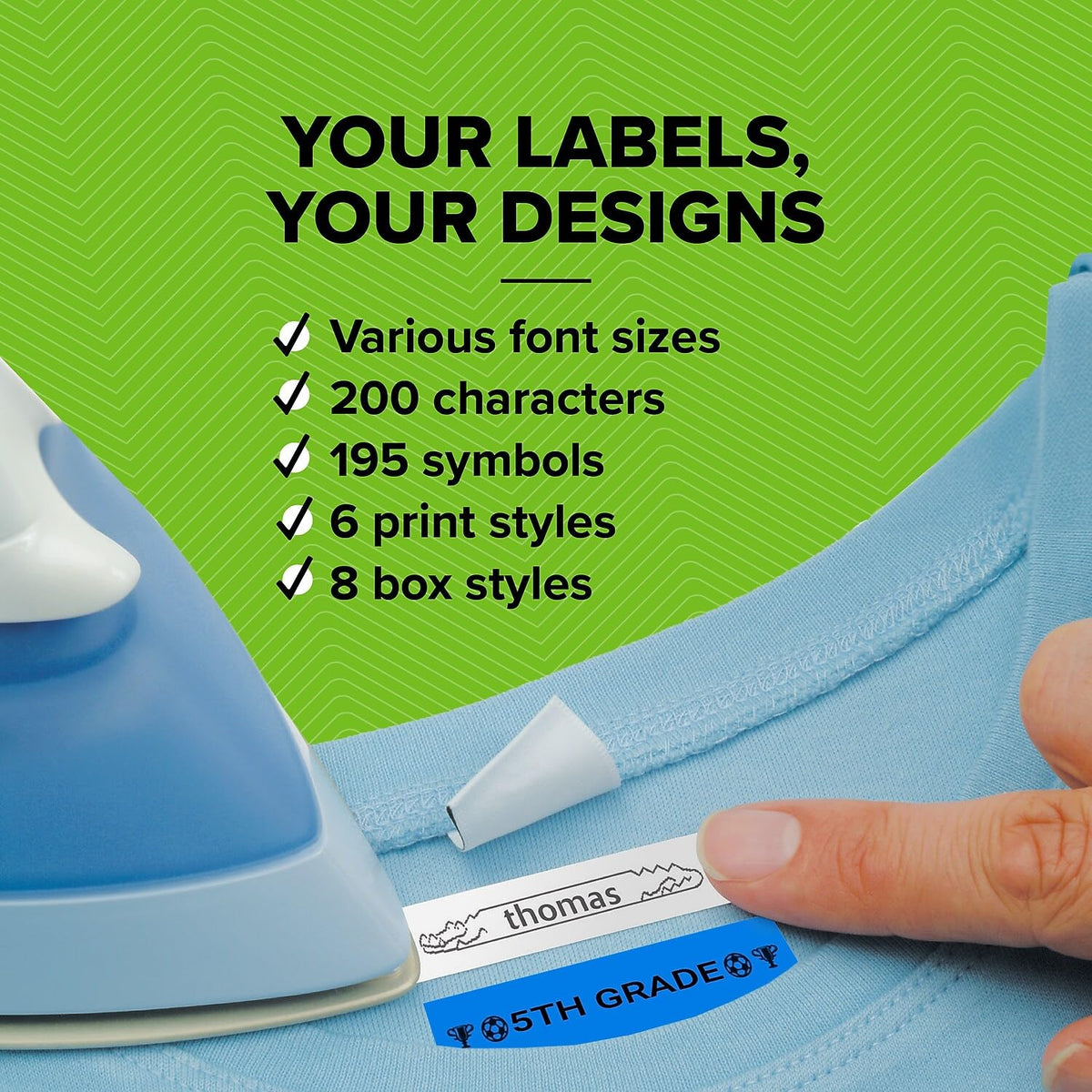 DYMO LetraTag 100H Silver Handheld Label Maker & LT Label Tapes, Thermal Printing, Easy-to-Use, Great for Home & Office Organization
