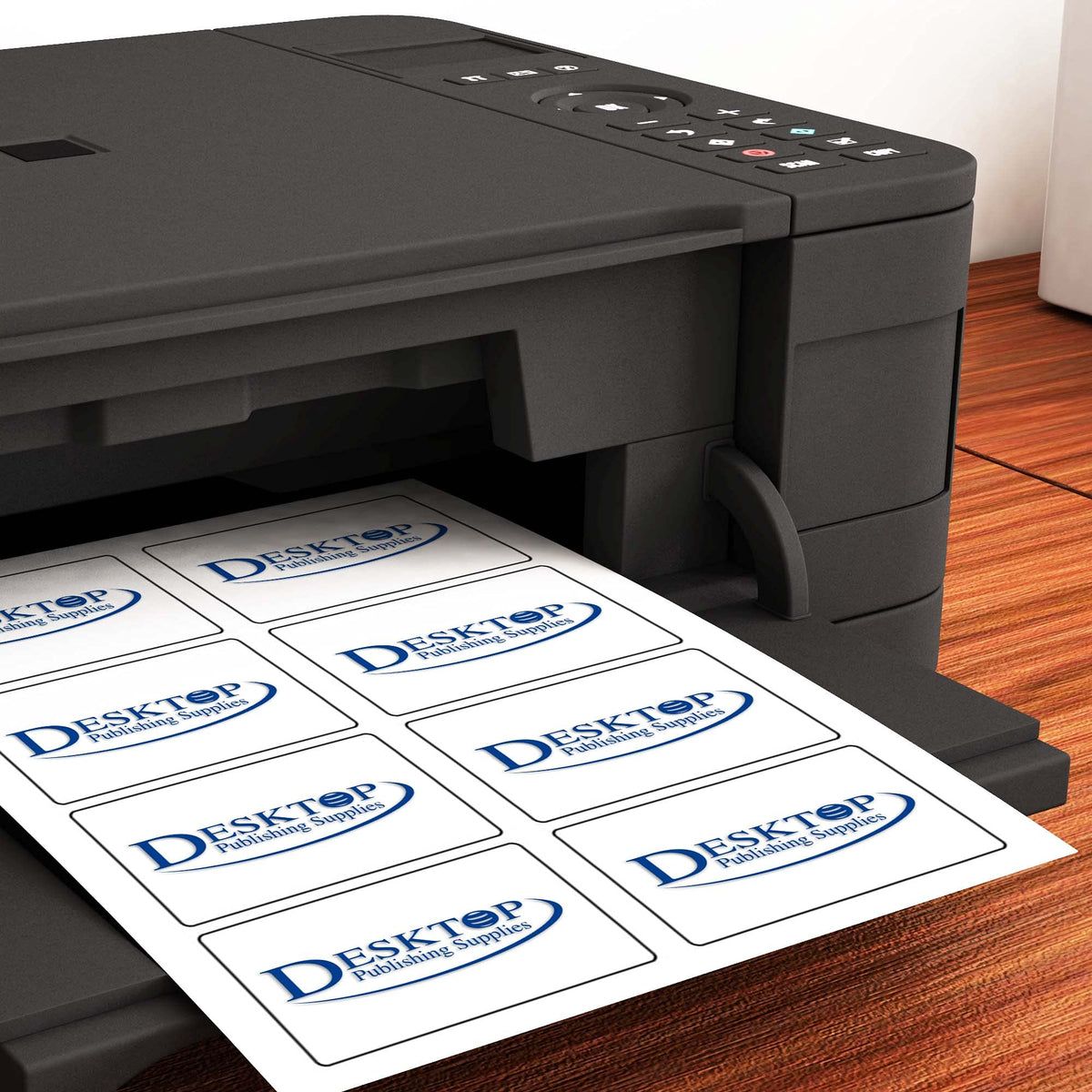 White Name Tag Labels 3 3/8" x 2 1/3" Permanent Adhesive - 800 Labels 3 3/8" x 2 1/3"