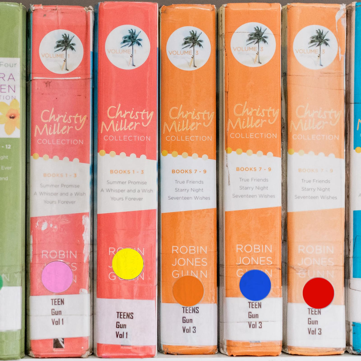 10 Colors Round Labels 1/2 Inch & 3/4 Inch Bundled