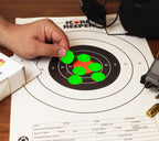 ChromaLabel 2-inch fluorescent color-coding labels with adhesive, shown in a variety kit with six rolls of 3000 stickers.