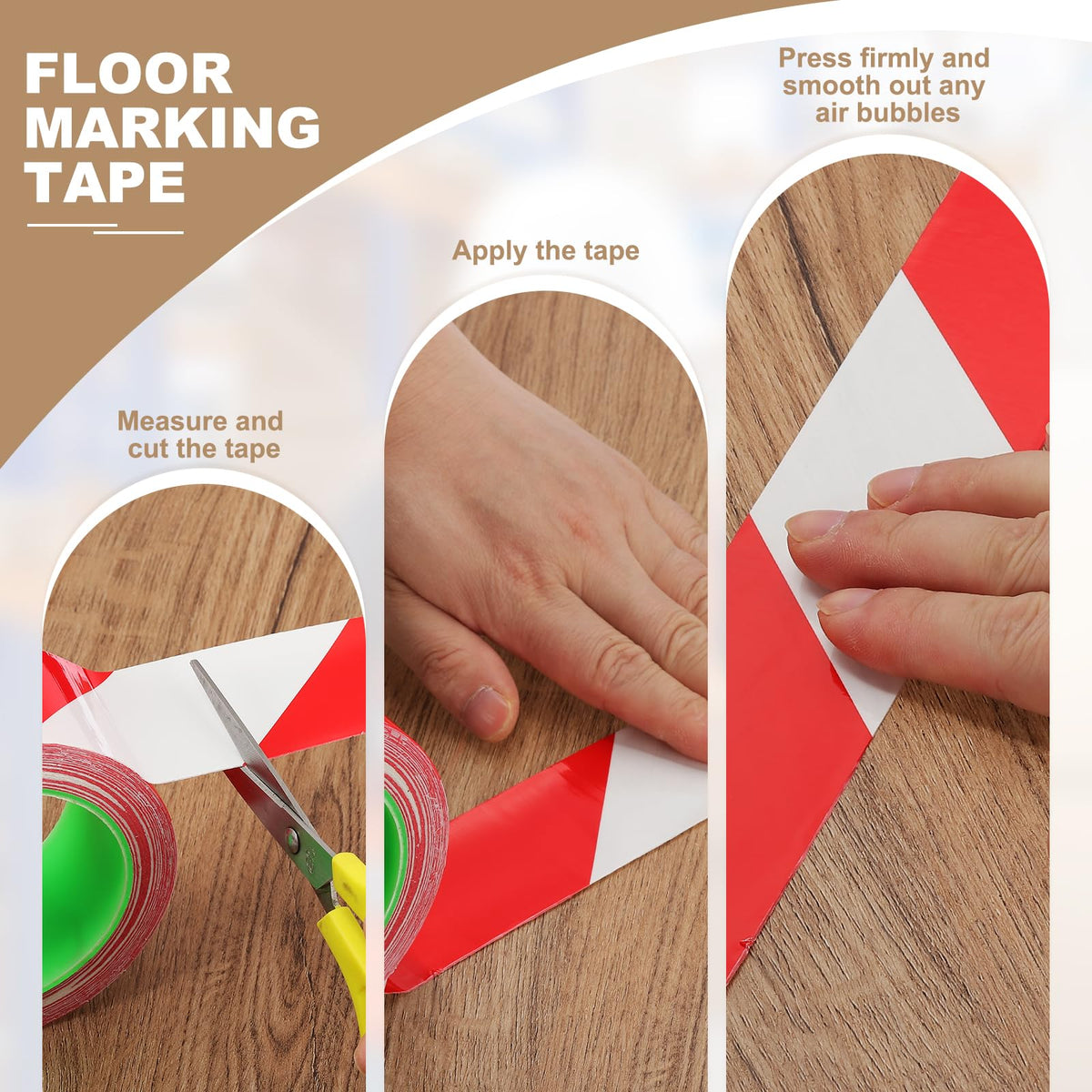 PATIKIL Floor Marking Tape 1.9 Inch x 110 Ft, Self-Adhesive Warning Safety Tape Caution Stripe for Walls Floors Pipes Equipment Outdoor, Green