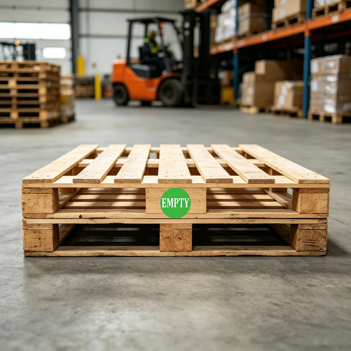 Empty Stickers 2" Round 500-Pack, Inventory Control Labels for Boxes & Pallets.
