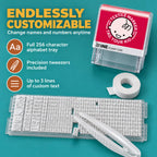 Mine Stamp/Custom Clothing and Book Marker/Rubber Stamper with Ink Cartridge/Personalized Compact Labeling Tool/Custom Name Stamp for Clothes