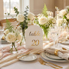 Wedding Arch Table Numbers 1-20 Plus Head Table