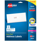 Avery Easy Peel Printable Address Labels and Return Address Labels (750 + 2000 Count) 750 labels Labels + 2000 Labels