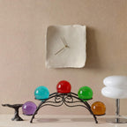 Frienda Sphere Holder Crystal Stands for Display,Black,5 Balls Stand Black 5 Balls Stand