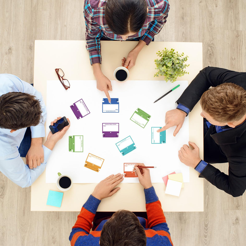 300 Pcs Name Tag Stickers Team Building Game Work Conference