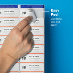 Avery Printable Address Labels for Laser Printers, 1" x 2-5/8", Matte Clear, 300 Blank Mailing Labels (15660)