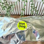 ChromaLabel Hot Dog Stickers, 3/4 Inch Round Food Labels for Deli, 500/Roll