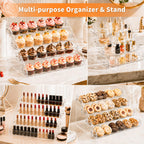 4 Tier Cookie Display Stand for Cookies Display Acrylic Cookie Stand