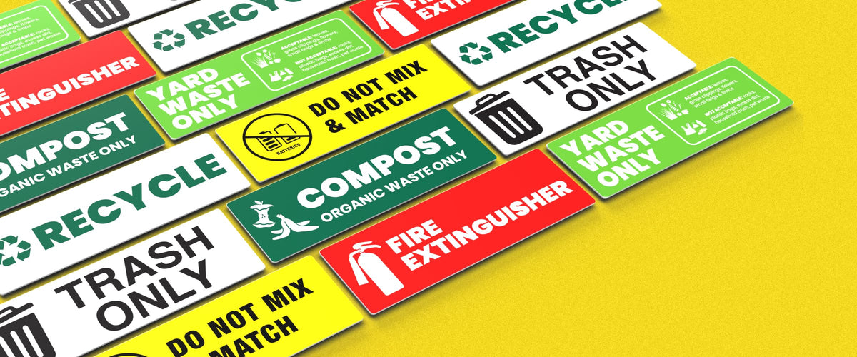 Fire Extinguisher Sticker for Business - Office, Commercial, Landlord (Short Term Rental) - High Visibility Fire Extinguisher Sign for Safety and Compliance. Size 6" x 2", 20 Labels Red