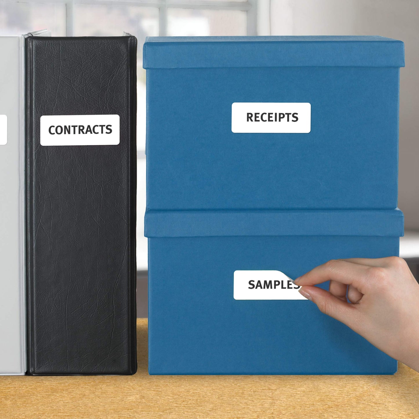 Avery Removable ID Labels, Sure Feed Technology, Removable Adhesive, 1" x 2-5/8", 750 Labels (6460) LABEL