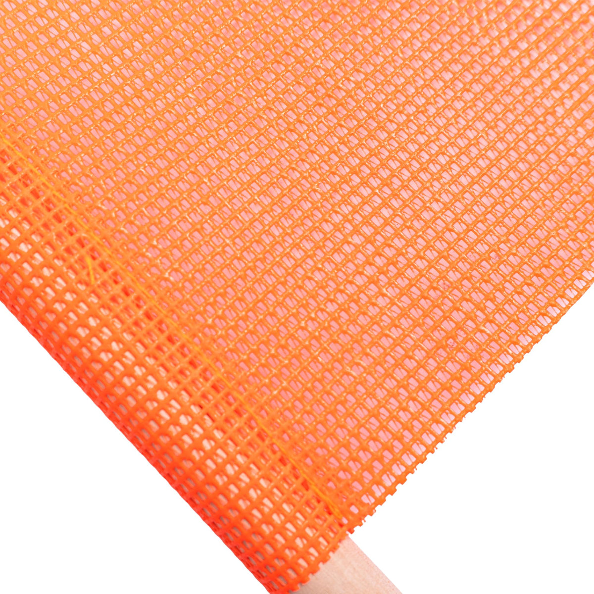 6 Pack 18"x18" Orange Safety Flags for Trucks with Dowel Fluorescent Orange 18"L x 18"W