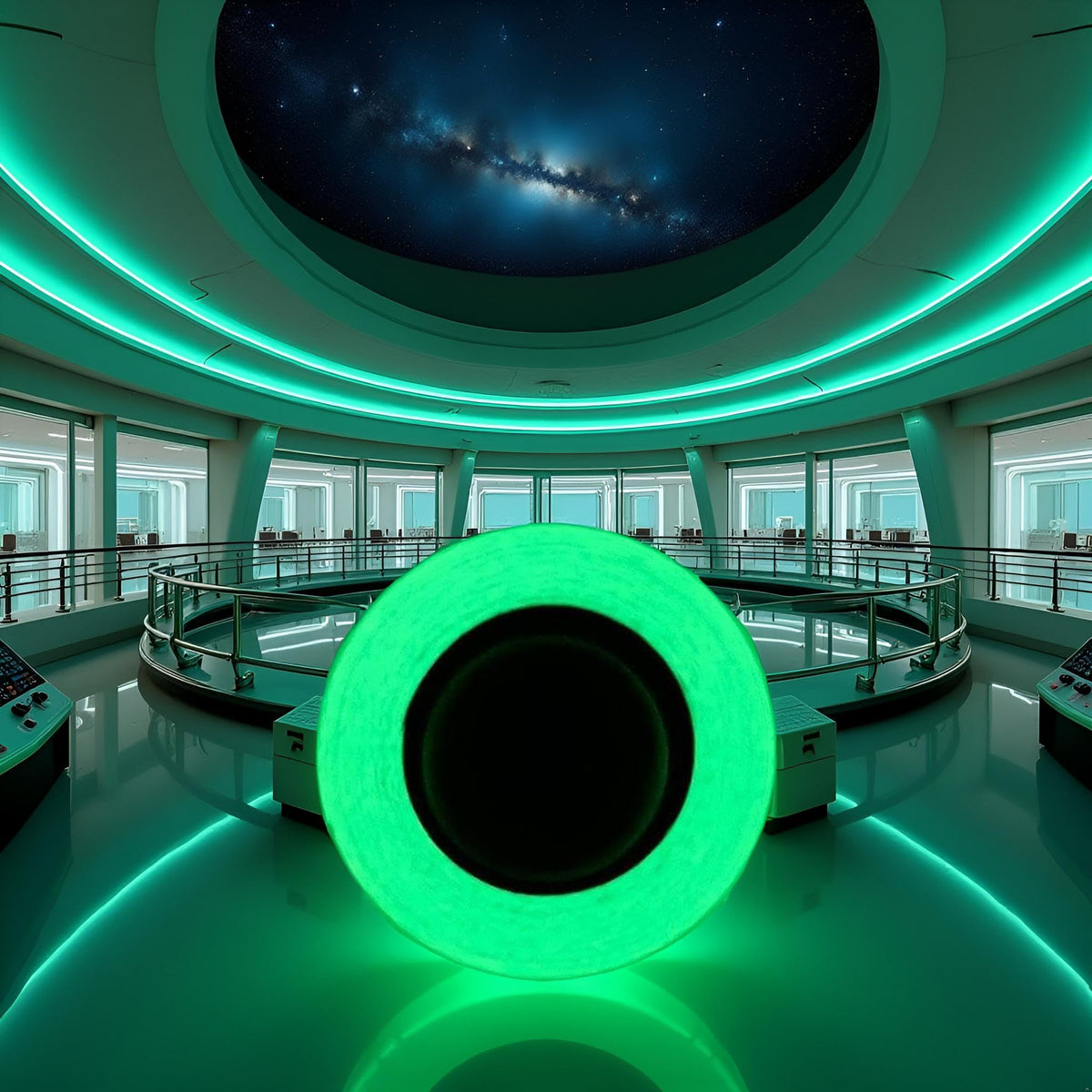 Jinshining 1pc Glow in The Dark Tape,Long-Lasting Bright Fluorescent Glow Tape,Luminescent Emergency Tape Safety Egress Markers Stairs,Walls,Steps,Exit Sign,Strong Adhesive,Hardware
