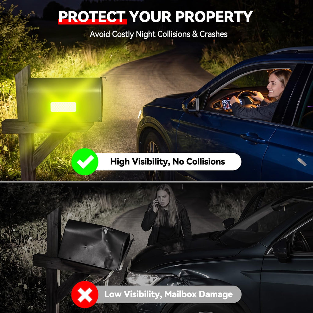PHIXBEAR Premium Reflective Stickers, Super‑Bright & Waterproof, 16-Pack