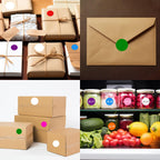 2 Inch Large Colored Dot Stickers Big Removable Circle Labels Multicolored 2 Inch