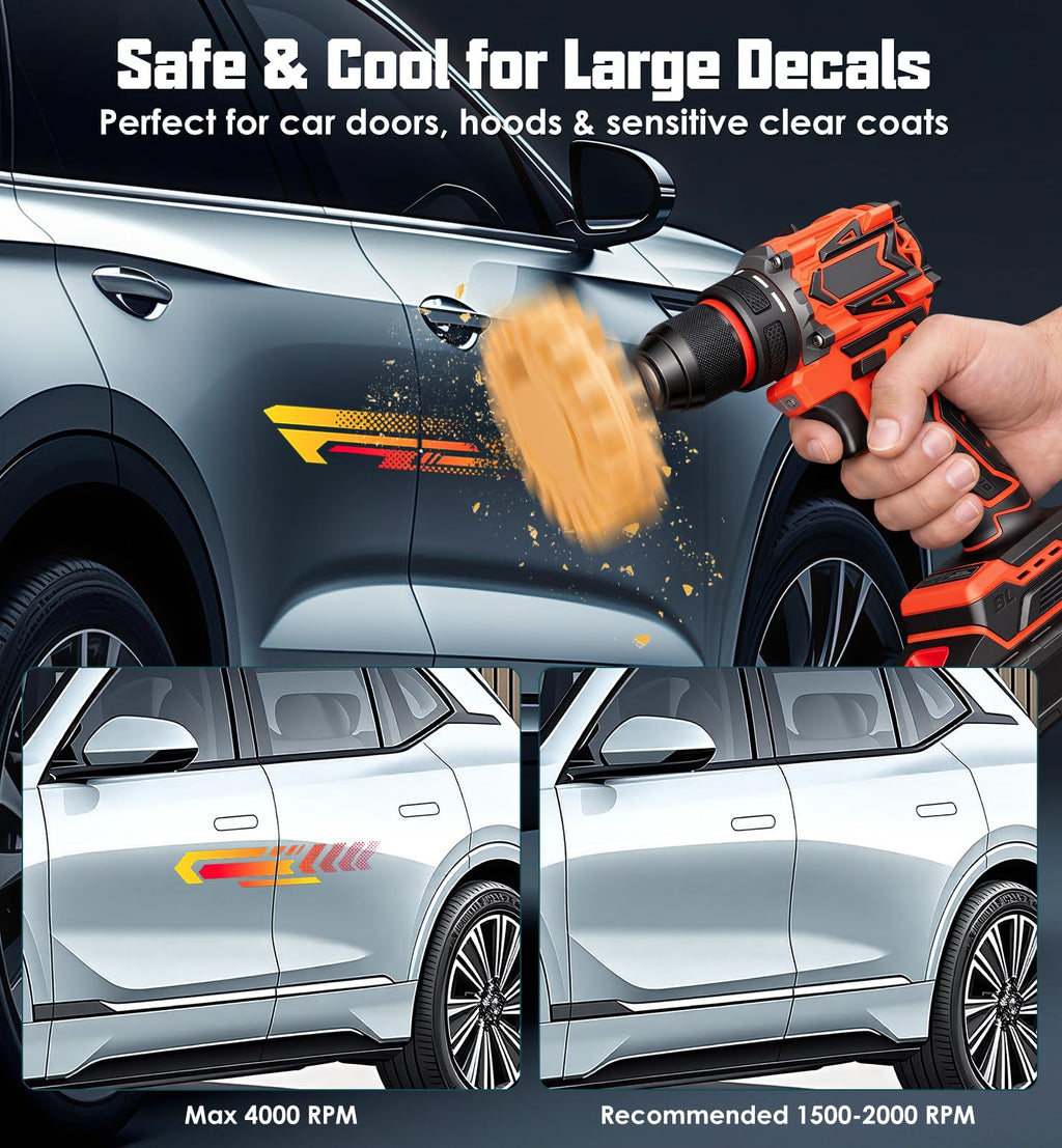 6 Pack Decal Remover Eraser Wheel Kit 6 Pack Set