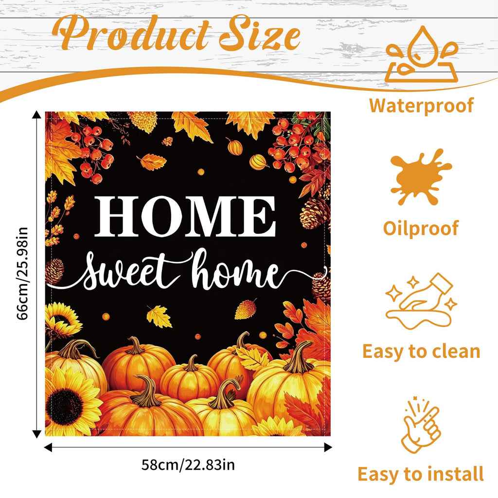 Fall Dishwasher Magnet Cover Pumpkin