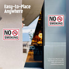 SmartSign No Smoking Sign with Symbol, 10 x 14 inch Screen Printed, 40 mil Laminated Rustproof Aluminum Metal for Indoor, Outdoor, Made in USA 10" x 14" - Aluminum