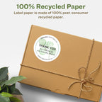 Avery EcoFriendly Matte White Recycled Round Labels, 3" Diameter, Print-to-The-Edge, Matte White Labels, Permanent Adhesive, Laser/Inkjet Printable, 150 Total Recycled Matte White Paper 150 labels