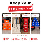 QR Code Labels for Storage Bins – 40 Smart QR Code Stickers, Scannable QR Labels for Tote Bins, Moving Box Labels, Home Organization, Packing Supplies & Inventory Tracking