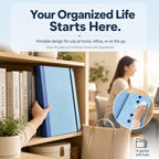The Life Book Document Organizer with Pre Labels, Family Emergency Planner, End of Life Important Documents Binder, Portable Paper File Folio for Medical Legal Financial Household Paperwork