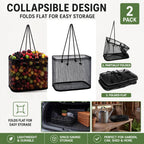 2 Pack Fall Berry Picking Basket Garden Harvest Basket
