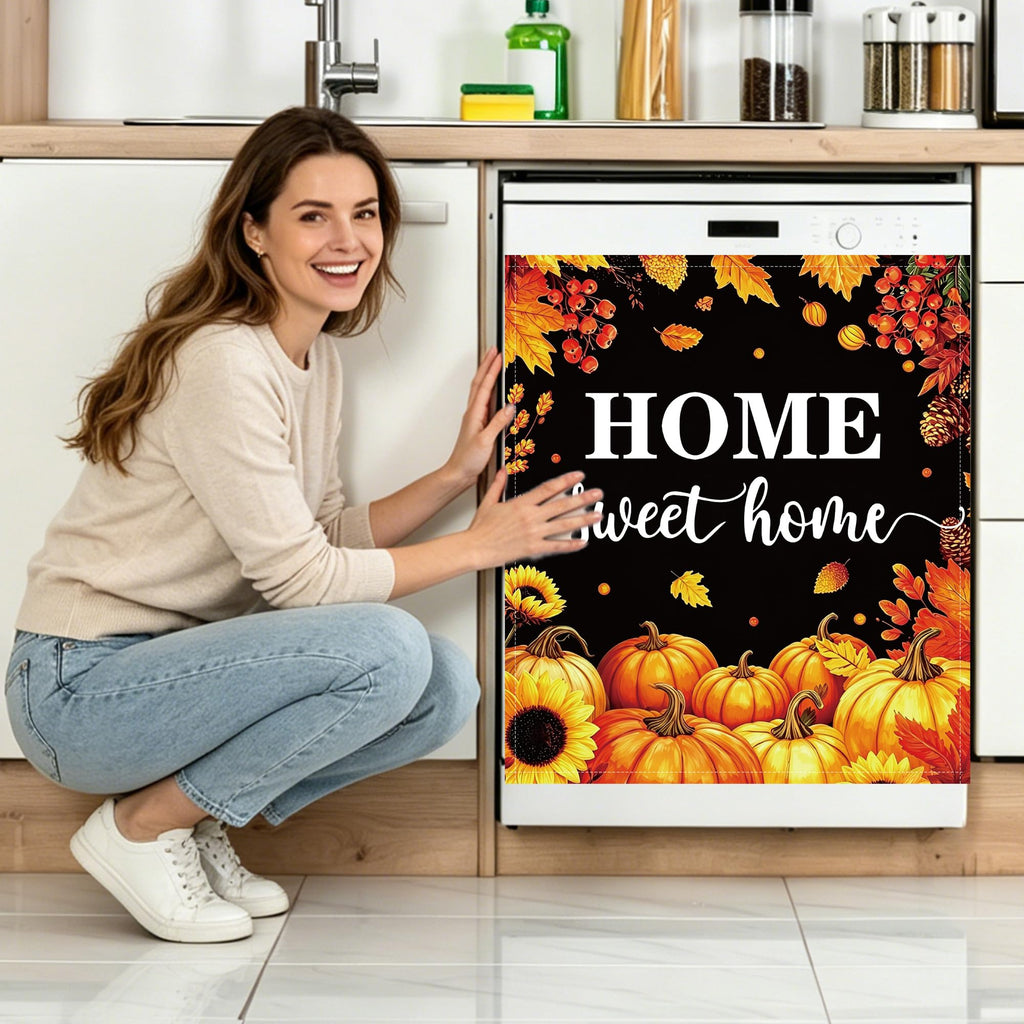 Fall Dishwasher Magnet Cover Pumpkin