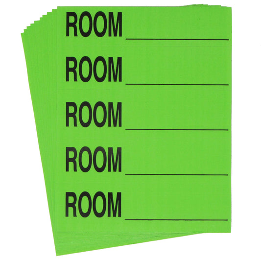 Tag-A-Room Color Coded Moving Box Labels (Room Blank Green)