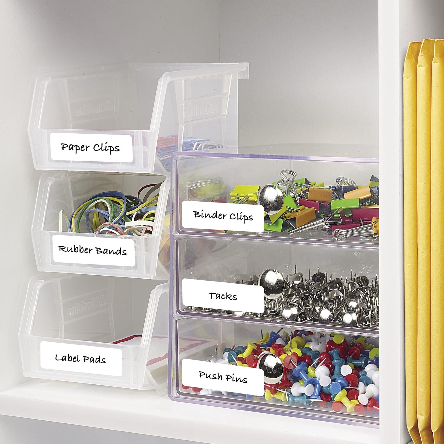 Avery Multi-Use Removable Labels, 1" x 3", Print or Write ID Labels, White, 250 Labels Total (05436) 1 Pack